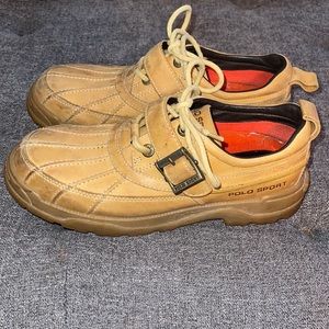 Men’s 90s Polo Sport Ralph Lauren Strapped Duck Shoes sz 9